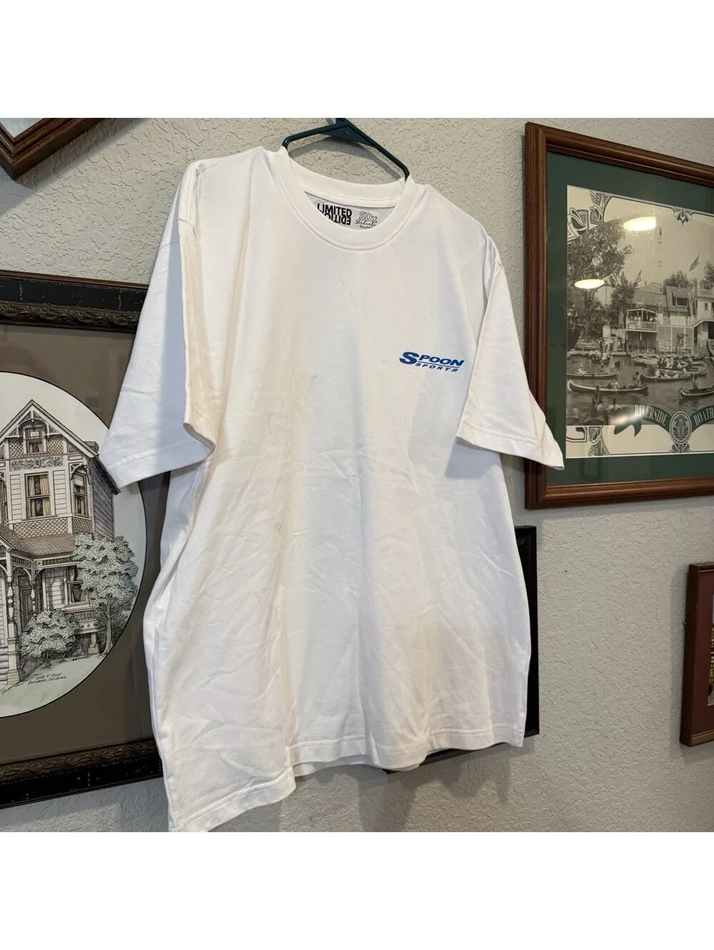 Spoon Sports Spoonsports RARE Thunderhill 25hr 2023 White T-Shirt US Large